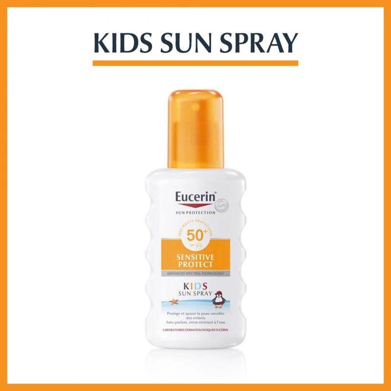 eucerin-sun-spray-kids-parapharmacie-enligne-prix-maroc-1 Eucerin SUN PROTECTION Sensitive Protect Spray Corps SPF50+ 200ml – Image 1