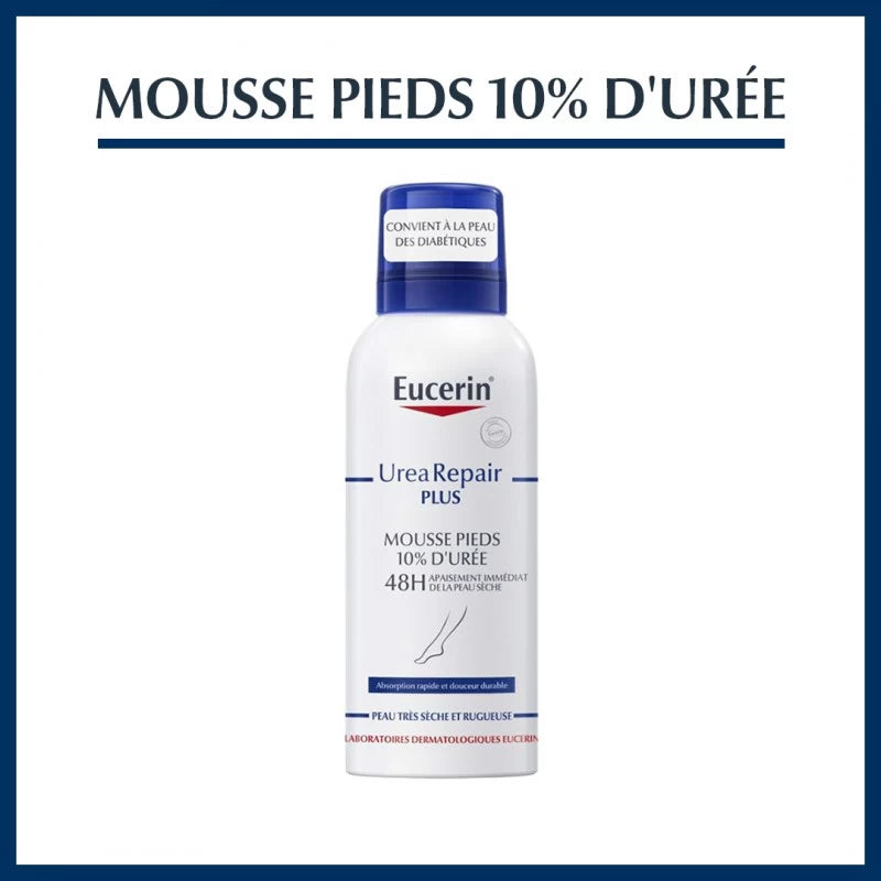 eucerin-urearepair-mousse-pieds-10-duree-150ml Eucerin Urearepair Mousse Pieds 10% d'Urée 150ml - photo 2