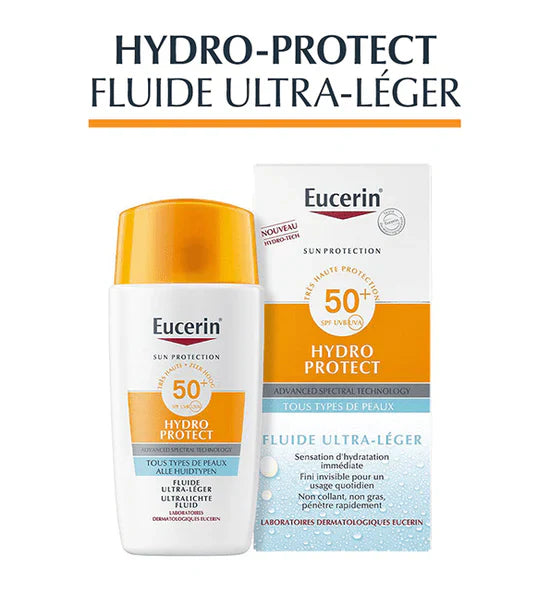 eucerin_8-1 Eucerin Hydro Protect Fluide Ultra Leger SPF50+ 50ml – Image 1