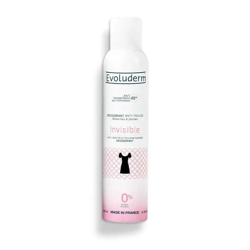 evoluderm-deodorant-invisible-anti-traces-48h-200ml-1 EVOLUDERM DEODORANT INVISIBLE ANTI-TRACES 48H 200ML – Image 1