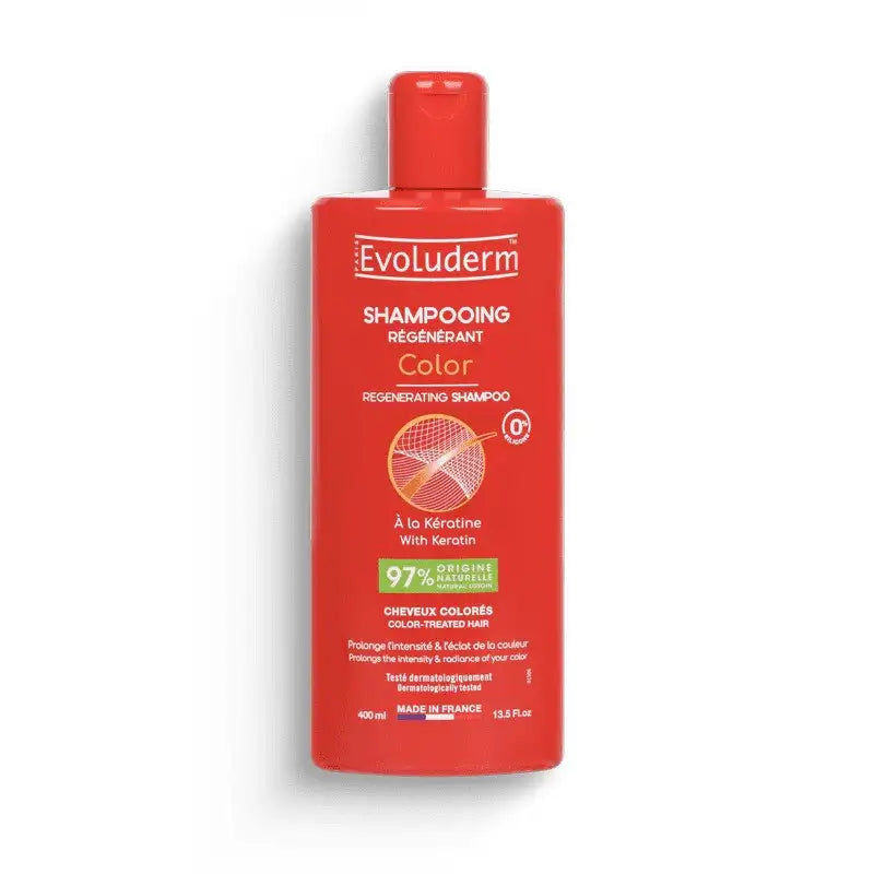 evoluderm-shampooing-regenerant-color-400ml EVOLUDERM SHAMPOOING RÉGÉNÉRANT COLOR 400ML – Image 1