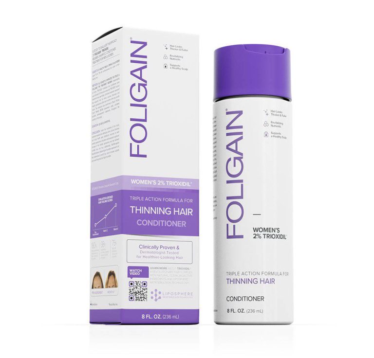 FOLIGAIN Triple Action Conditioner Trioxidil 2% Femme Après-Shampoing Anti-Chute Cheveux Densité Volume Croissance - photo 3