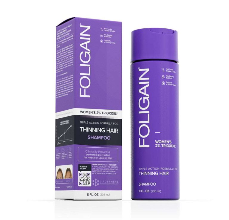 FOLIGAIN Triple Action Shampoing Trioxidil 2% Femme Shampoing Anti-Chute Cheveux Densité Volume Croissance - photo 2
