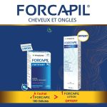 FORCAPIL Cheveux Et Ongles 180 Gélules + Lotion 150ml Complément Alimentaire Fortifiant