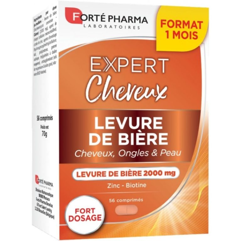 Forte Pharma Expert Cheveux Levure de Bière 2000 mg 56 Comprimés - photo 3