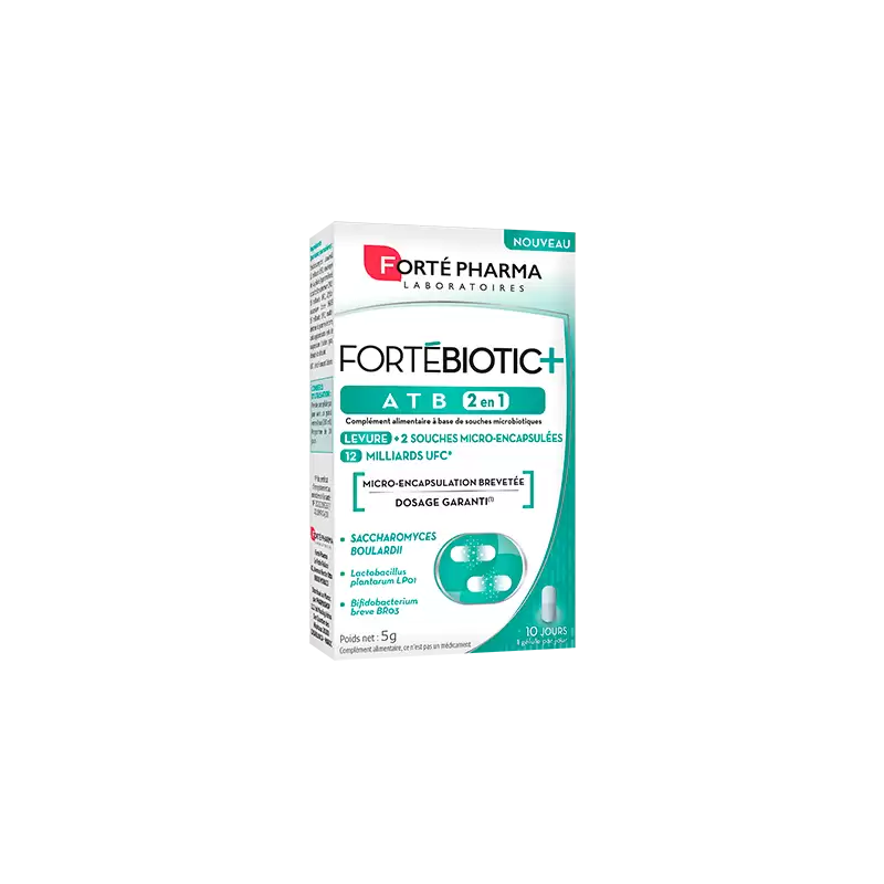 forte-pharma-fortebiotic-atb-10-gelules Forte Pharma Fortebiotic Atb 10 Gélules – Image 1