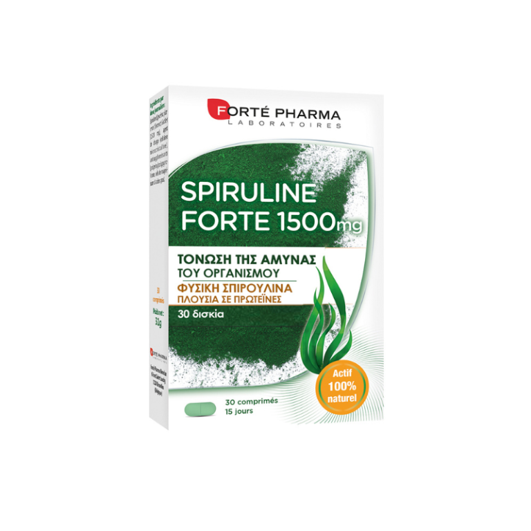 Forte Pharma Spiruline Fort 1500 mg 30 Comprimes - photo 3