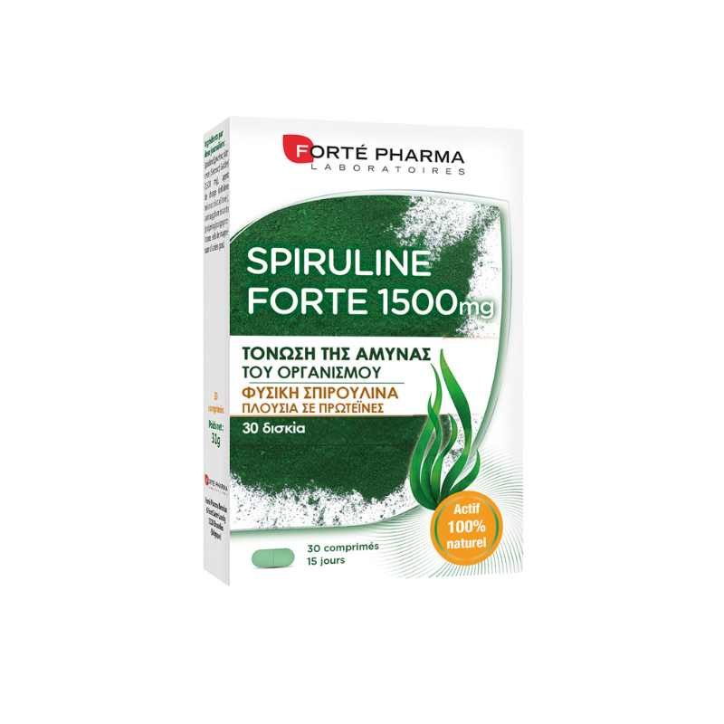 forte-pharma-spiruline-fort-1500-mg-30-comprimes Forte Pharma Spiruline Fort 1500 mg 30 Comprimes – Image 1