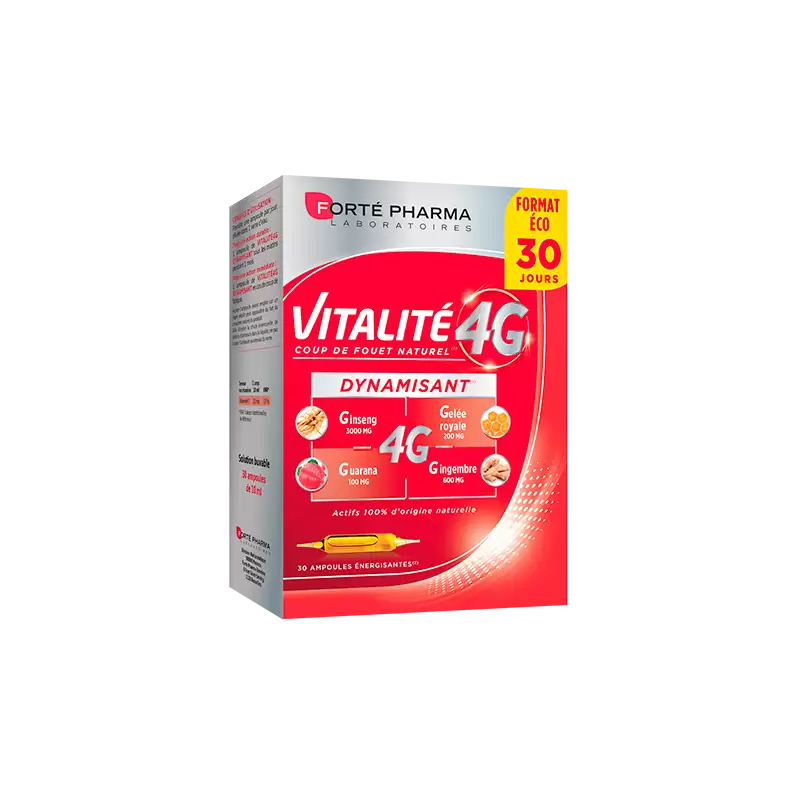 forte-pharma-vitalite-4g-30-ampoules Forte Pharma Vitalité 4g 30 Ampoules – Image 1