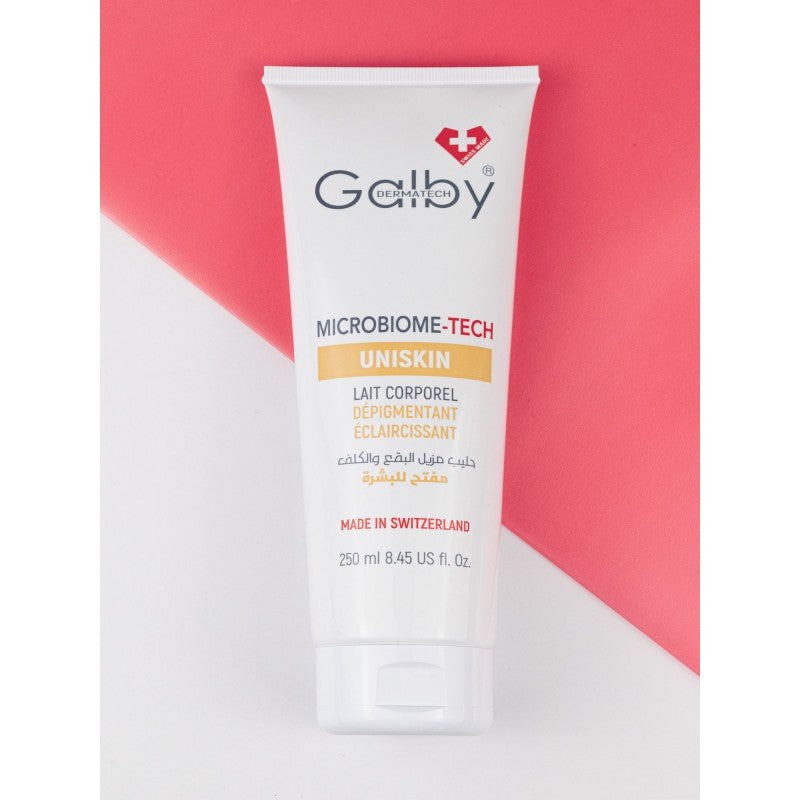 galby-uniskin-lait-corporel-depigmentante-250ml-1 Galby Uniskin Lait Corporel Depigmentante 250ml – Image 1