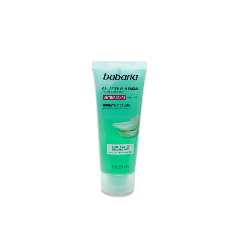gel-apres-soleil-aloe-vera-visage-75ml-babaria-nova-para-pharmacie-maroc-prix-livraison BABARIA Gel Après Soleil Aloe Vera Visage 75ml Soin Apaisant Hydratation Réparation – Image 1