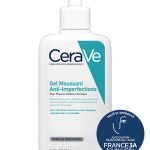 CERAVE Gel Moussant Anti-Imperfections 236ml Acide Salicylique 2% Niacinamide Céramides Purification Peaux Acnéiques Boutons Points Noirs