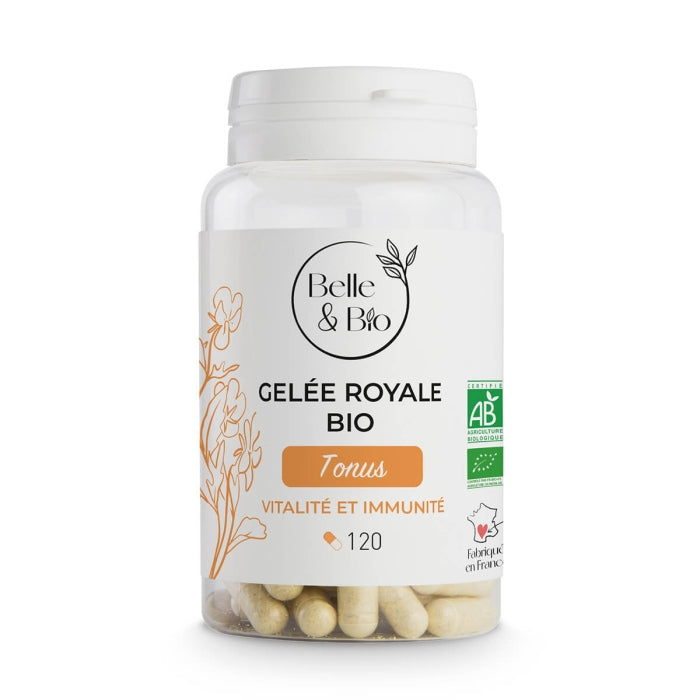 glrlb_gelee-royale-bio_pf00000250_p1_1_1_-nova-para-pharmacie-maroc-prix-livraison-1 BELLE & BIO Gelée Royale Tonus Bio 120 Gélules Complément Alimentaire Énergie Vitalité Immunité – Image 1