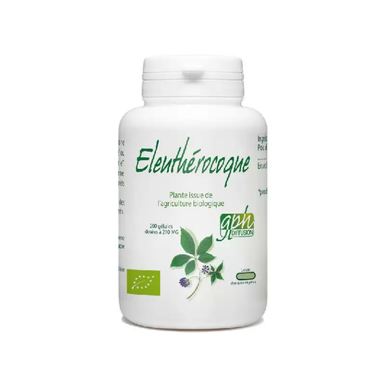 GPH DIFFUSION Eleuthérocoque BIO 210 Mg | 200 Gélules - photo 3