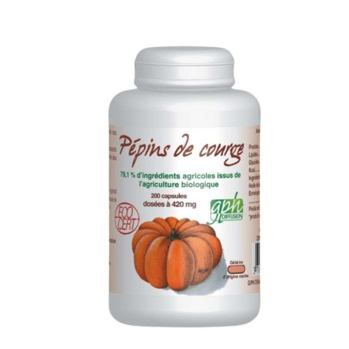 gph-diffusion-gph-pepins-de-courge-420-mg-200-capsules-vitamines-et-formes-Nova-para-prix-Maroc-2 Gph Diffusion Huile de Pépins de Courge 500 MG 200 Capsules – Image 1