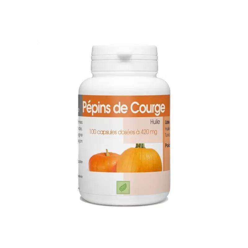 gph-diffusion-pepins-de-courge-420-mg-100-capsules GPH DIFFUSION Pépins De Courge 100 Capsules – Image 1