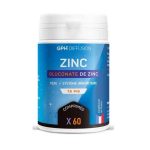 GPH Gluconate De Zinc 60 Comprimés - Zinc Immunité Peau Cheveux Ongles