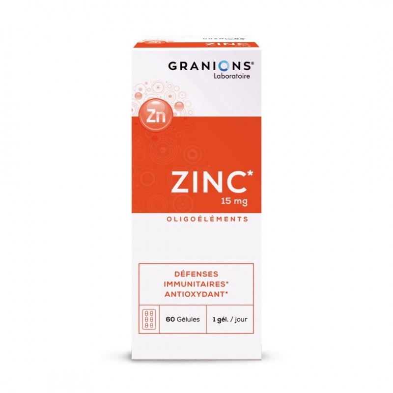 granions-zinc-15mg-60-gelules-1 Granions Zinc 15mg 60 Gélules – Image 1