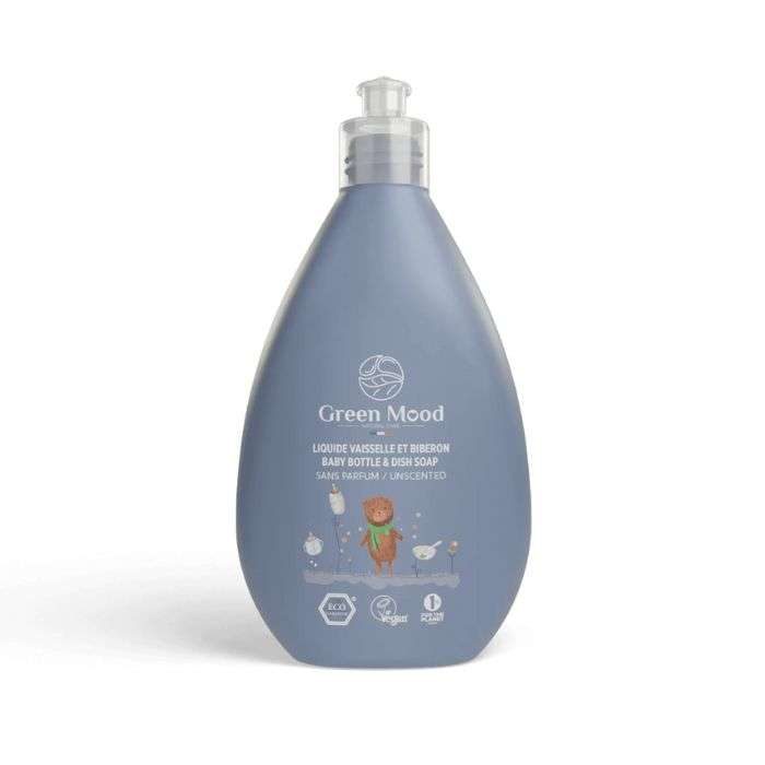 GREEN MOOD Liquide Vaisselle et Biberon 500ml Nettoyant Écologique Bébé - photo 3