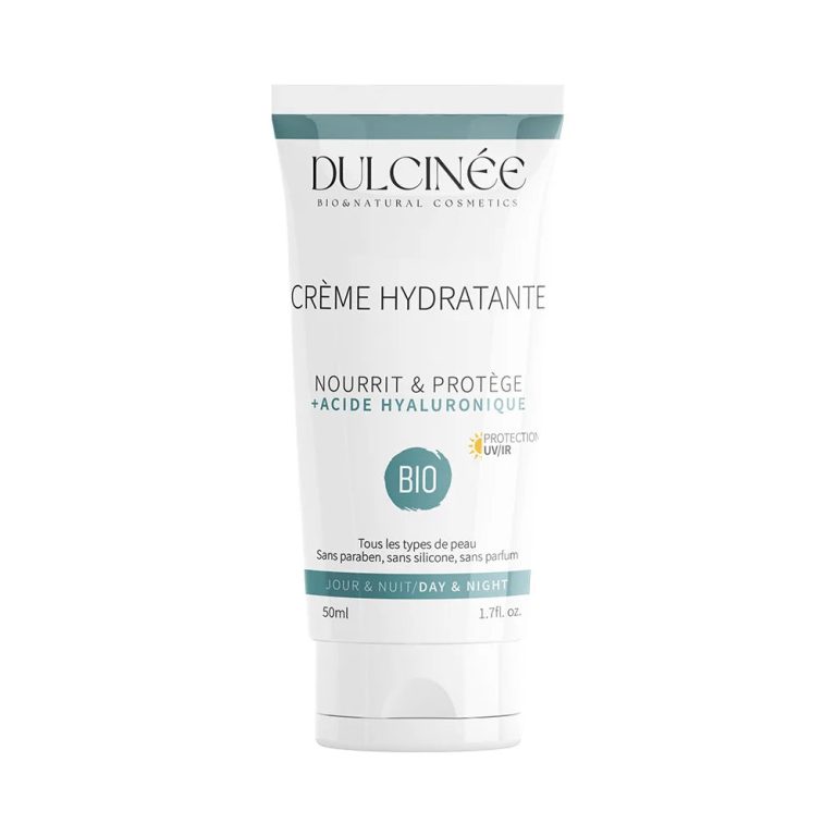 DULCINEE Crème Hydratante Jour & Nuit 50ml Crème Visage Hydratation 24H Confort Douceur Éclat Naturel - photo 2