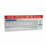 BUCCOTHERM Dentifrice Blancheur Et Soin 75ml x2 Pack Duo Dents Blanches Sensibles