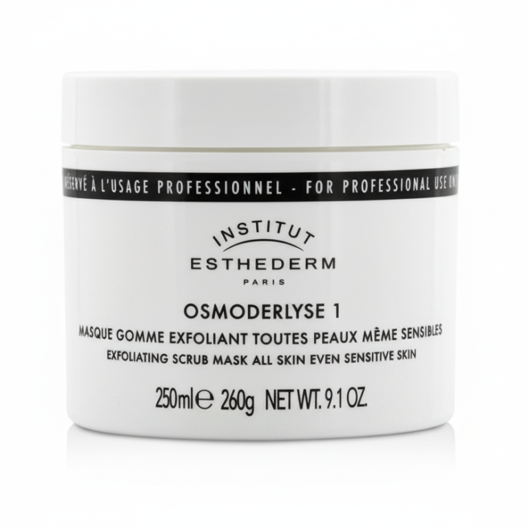 ESTHEDERM Osmoderlyse 1 Masque Gomme Exfoliant 250ml Exfoliation Douce Éclat Immédiat Grain de Peau Affiné