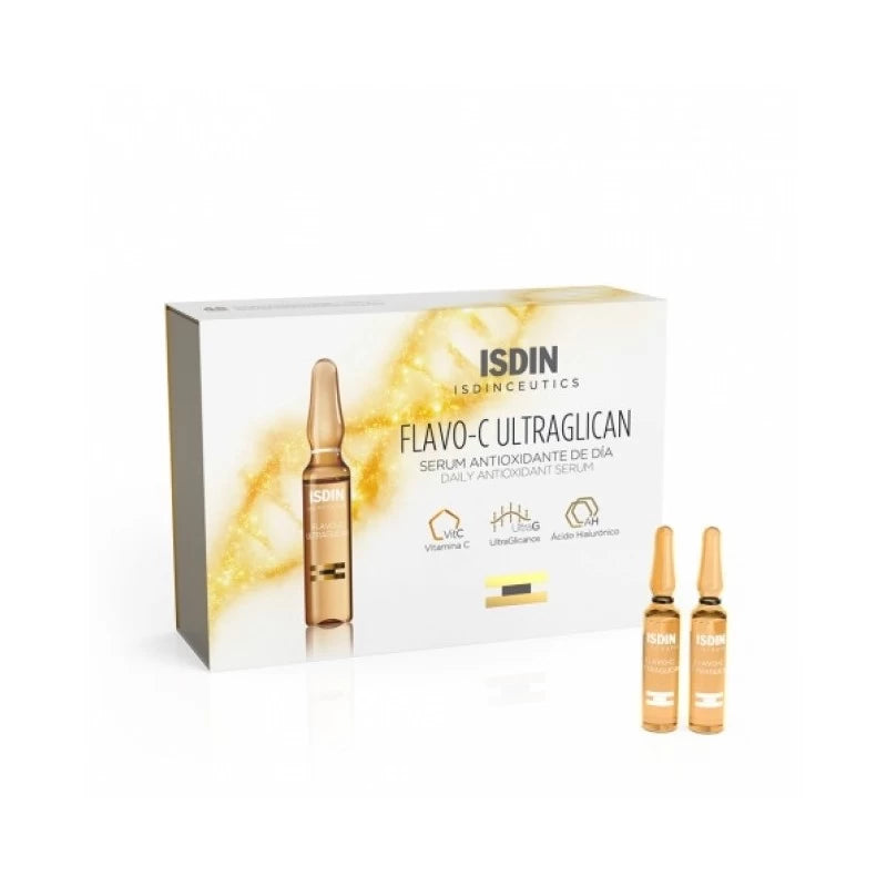 isdin-flavo-c-ultraglican-serum-jour-10-ampoules-1 Isdin Flavo-C Ultraglican Sérum Jour 10 Ampoules – Image 1