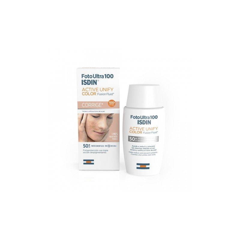 isdin-fotoultra-active-unify-fusion-fluide-color-spf-50-50-ml-2 Isdin Fotoultra Active Unify Fusion Fluide Color SPF 50 + 50 ml – Image 1