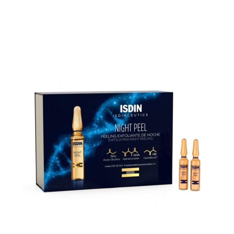 isdin-night-peel-nuit-30-ampoules-2 Isdin Night Peel Nuit 30 Ampoules – Image 1