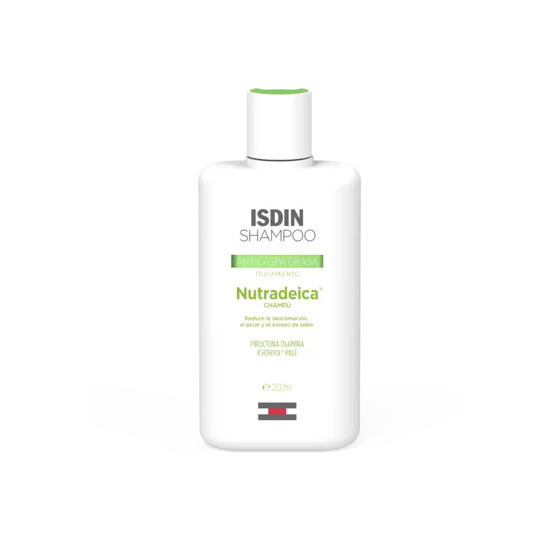 isdin-nutradeica-shampooing-anti-pelliculaire-cheveux-gras-200-ml Isdin Nutradeica Shampooing anti-Pelliculaire Cheveux Gras 200 ml – Image 1