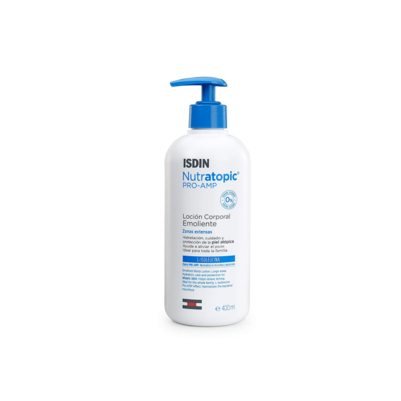 isdin-nutratopic-pro-amp-lotion-emolliente-400-ml-2 Isdin Nutratopic Pro-Amp Lotion Émolliente 400 ml – Image 1