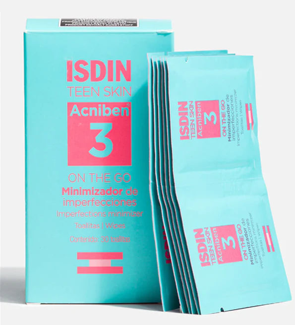 isdinacniben-1 ISDIN Teen Skin Acniben 3 On The Go Minimiseur – Image 1