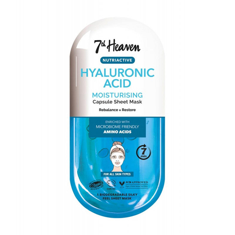 masque-hyaluronic-acid-7th-heaven-nova-para-pharmacie-maroc-prix-livraison 7th HEAVEN Masque Acide Hyaluronique Visage Hydratation Intense Repulp Rides – Image 1