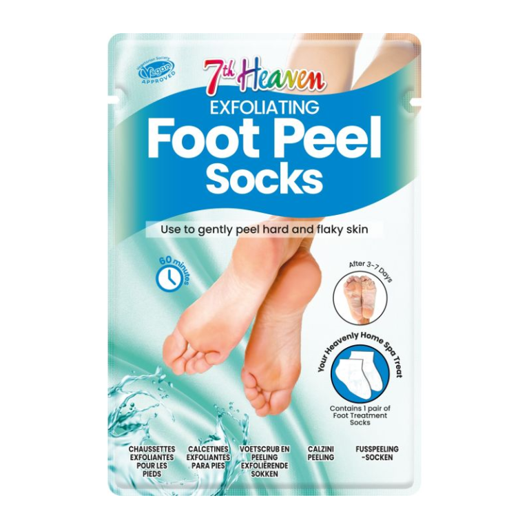 7th HEAVEN Masque Pieds Foot Peel Socks Chaussettes Exfoliantes Peeling Douceur