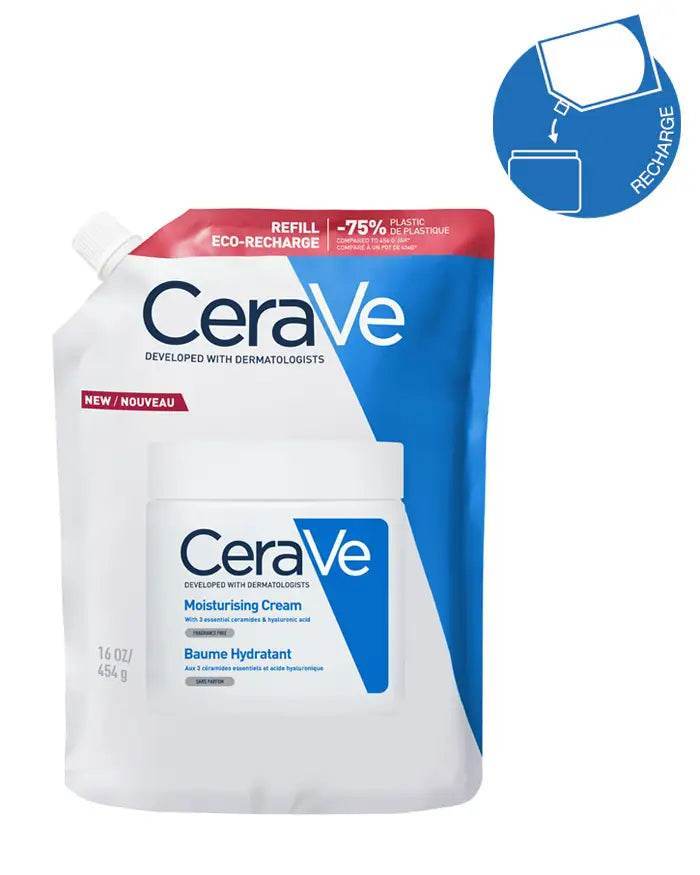 moisturising-cream-refill-1-FR-LG-Nova-para-prix-Maroc CeraVe Baume Hydratant Eco-Recharge 454g - Hydratation Intense & Barrière Protectrice – Image 1