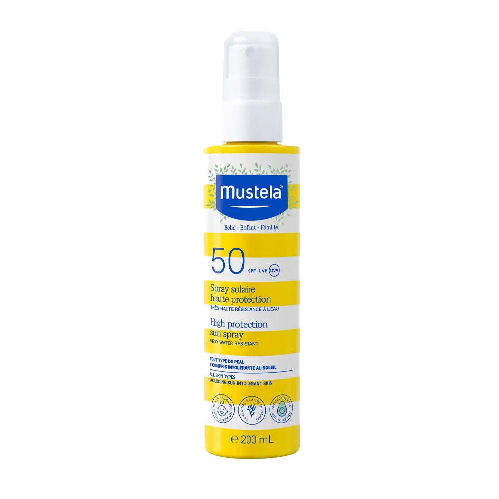 mustela_9ea1e409-1727-40fc-8e8e-b326c144d63b Mustela Spray Solaire Très Haute Protection SPF 50+ - 200ml – Image 1