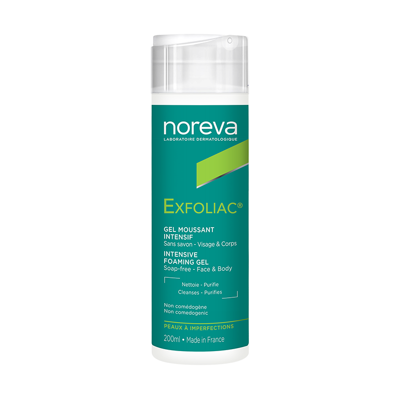 noreva-exfoliac-gel-moussant-intensif-200-ml Noreva Exfoliac Gel Moussant Intensif 200 ml – Image 1