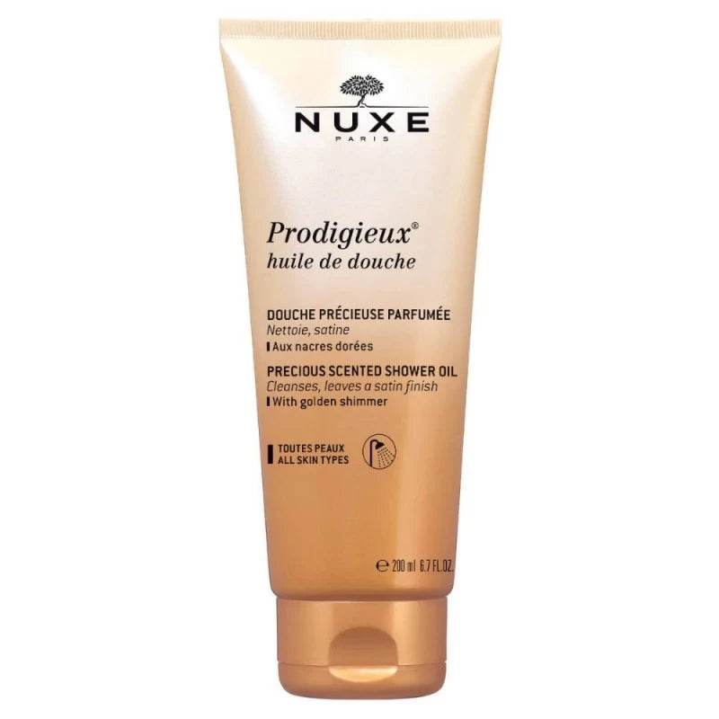 nuxe-prodigieux-huile-de-douche-nettoyante-precieuse-parfumee-200ml-Global-para-prix-Maroc Nuxe Prodigieux Huile De Douche Nettoyante Précieuse Parfumée 200ml – Image 1