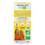 GRANIONS Kids Bio Immunité Sirop 125ml Complément Alimentaire Enfant Défenses Immunitaires
