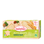 BABYBIO Petits Biscuits à la Noisette 160g Bio Biscuits Bébé Dès 10 Mois Alimentation Infantile
