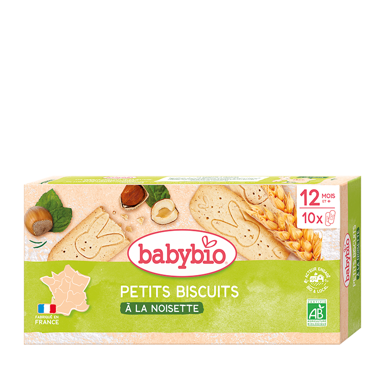 petits-biscuits-a-la-noisette-Nova-para-prix-Maroc BABYBIO Petits Biscuits à la Noisette 160g Bio Biscuits Bébé Dès 10 Mois Alimentation Infantile – Image 1