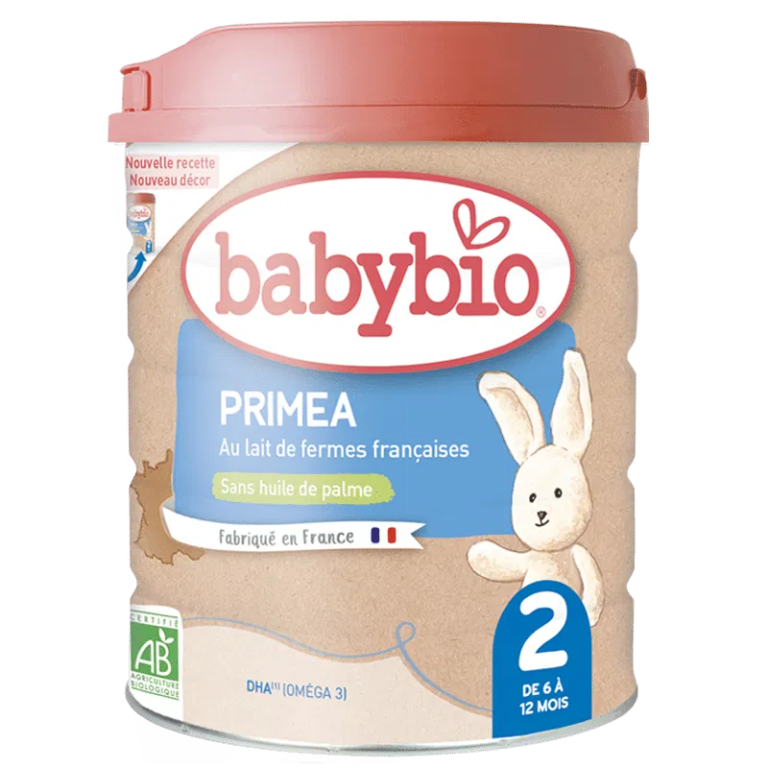 BABYBIO Lait 2ème âge Primea 2 Bio 800g Lait Infantile Croissance Dès 6 Mois Formule Biologique - photo 2