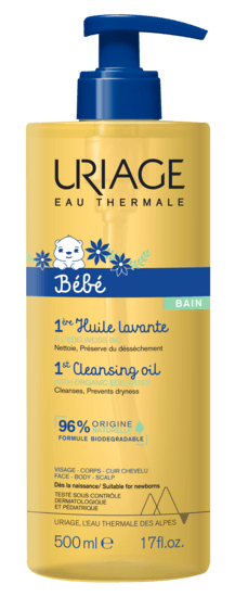 product_show_210427-142221-65171819-bain-1ere-huile-uriage-Global-para-prix-Maroc Uriage BÉBÉ 1ére Huile Lavante Apaisante 500ml – Image 1