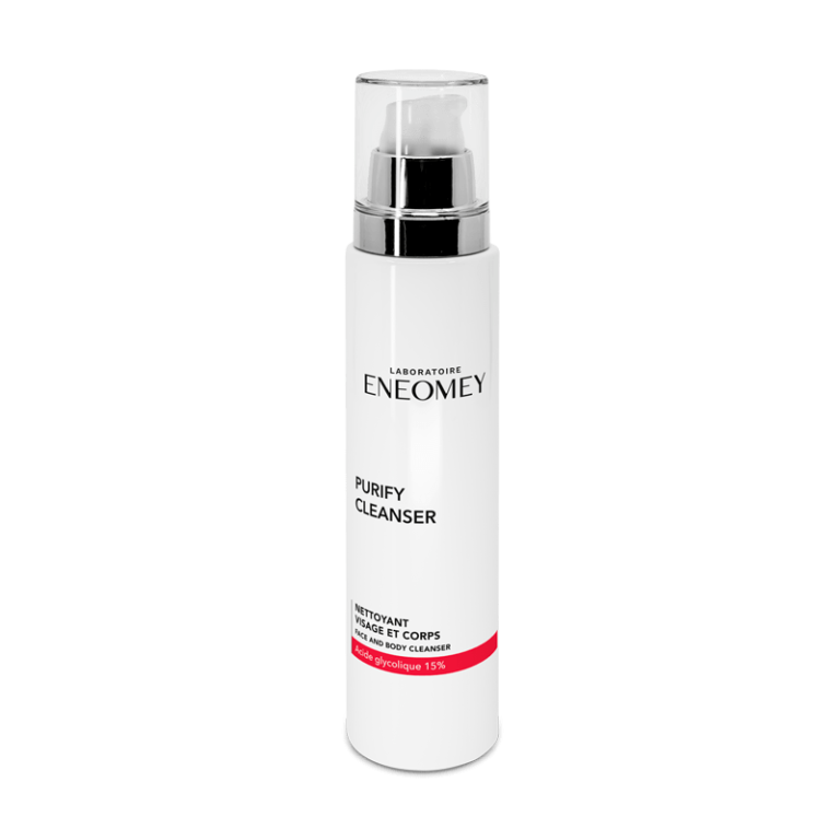 ENEOMEY Purify Cleanser Nettoyant Visage Corps 150ml Gel Purifiant Antibactérien Peaux Grasses Acnéiques Imperfections pH