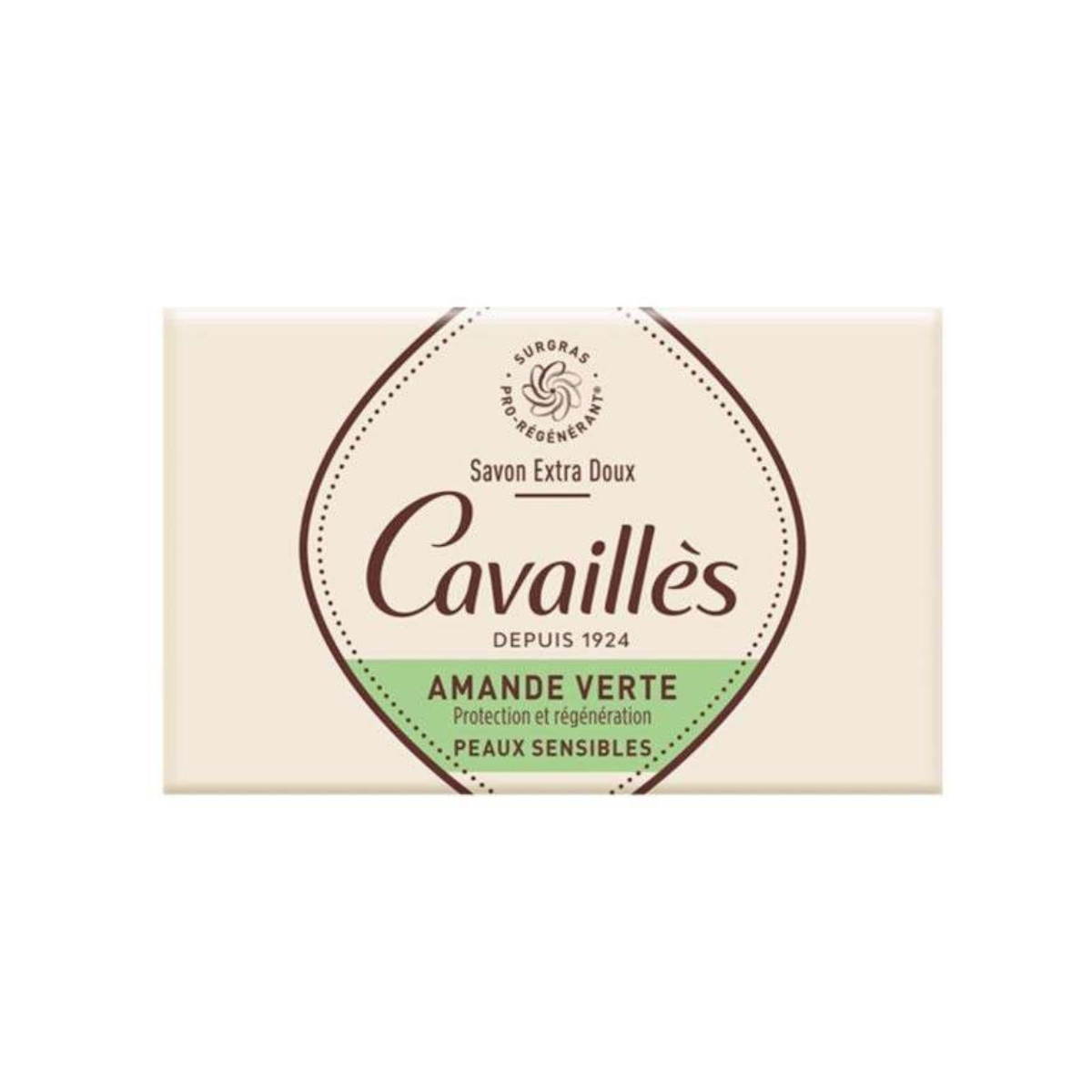 roge-cavailles-cavailles-savon-amande-verte-250-g-nova-para-pharmacie-maroc-prix-livraison Rogé Cavaillès Savon Surgras Extra Doux Amande Verte – Image 1