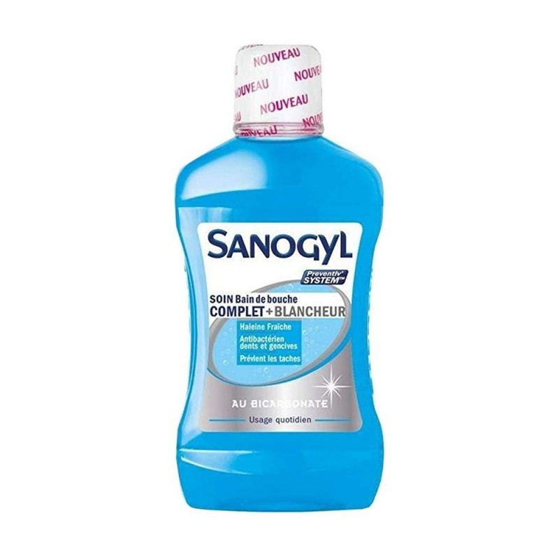 sanogyl-bain-de-bouche-soin-complet-blancheur-500-ml Sanogyl Bain de Bouche Soin Complet + Blancheur 500 ml – Image 1