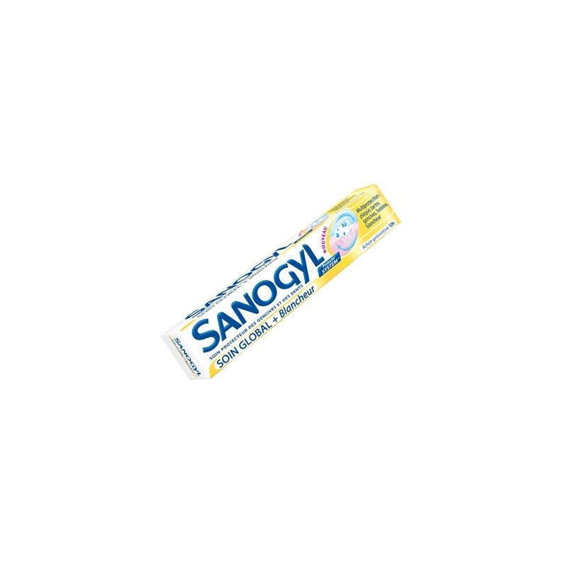 sanogyl-dentifrice-soin-global-blancheur-75-ml Sanogyl Dentifrice Soin Global+ Blancheur 75 ml – Image 1