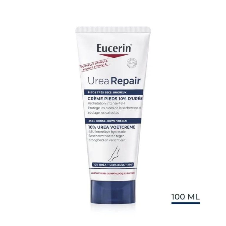 EUCERIN UreaRepair PLUS Crème Pieds 10% Urée 100ml Pieds Très Secs Diabétiques Réparation Intensive Hydratation - photo 2