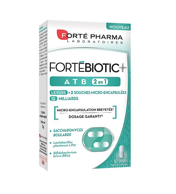 serererer Forté Pharma FORTEBIOTIC ATB boite 10 gélules – Image 1