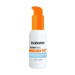 BABARIA Sérum Visage à l'Acide Hyaluronique SPF 50+ Sérum Anti-Âge Protection Solaire